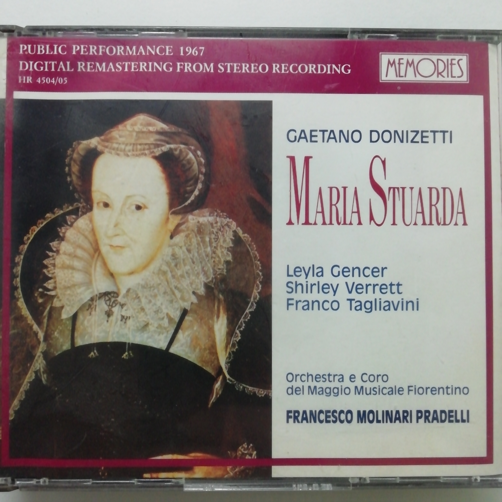 Donizetti: Maria Stuarda / Gencer / Verrett / Molinari Pradelli etc. /  Memories 2 CD box HR 4504/05