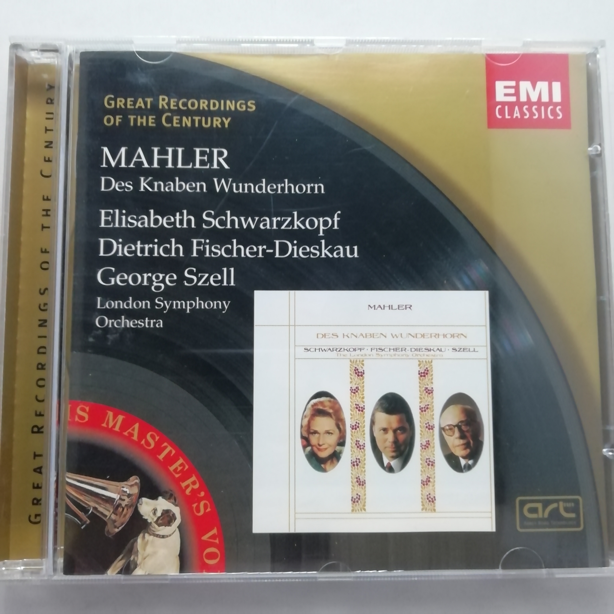 Mahler: Des Knaben Wunderhorn / Schwarzkopf / Fischer-Dieskau / Szell / EMI  Great Recordings CD 5 67236 2