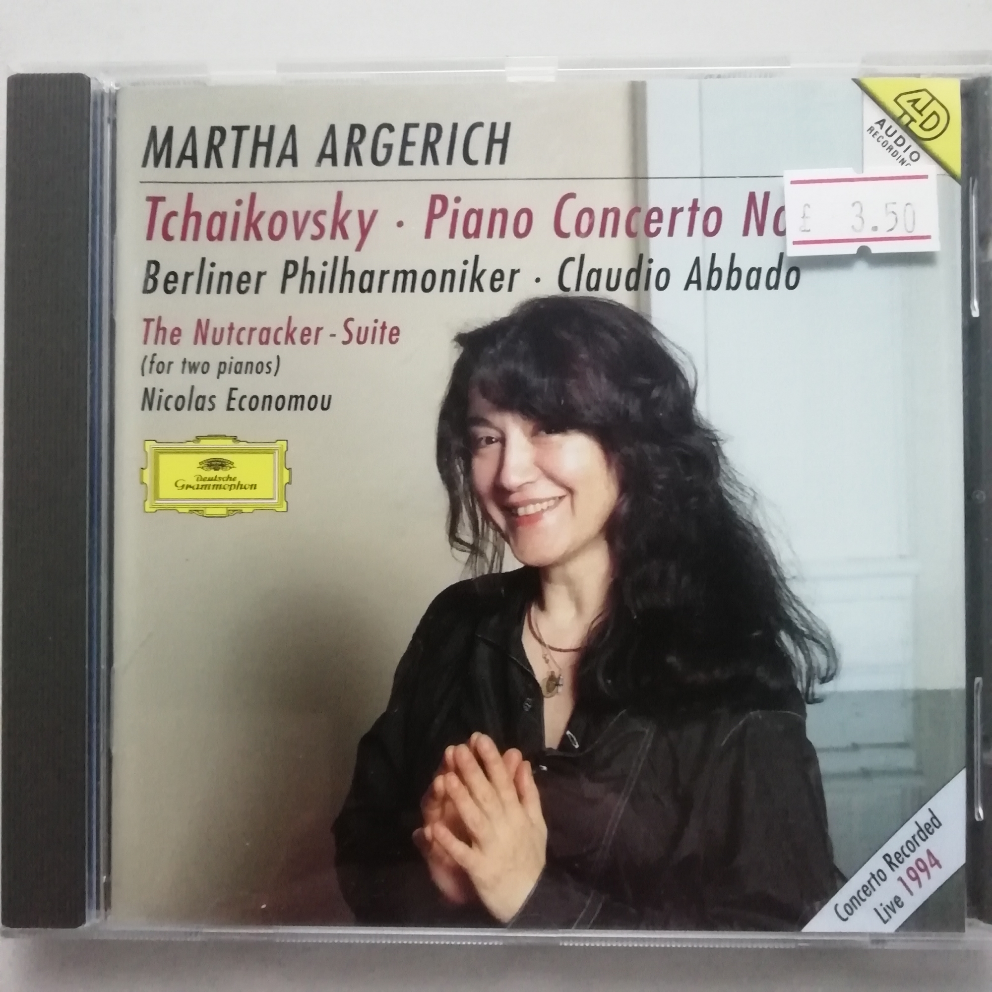 Tchaikovsky: Piano Concerto No. 1 etc. / Argerich / Abbado / BPO / DG ...