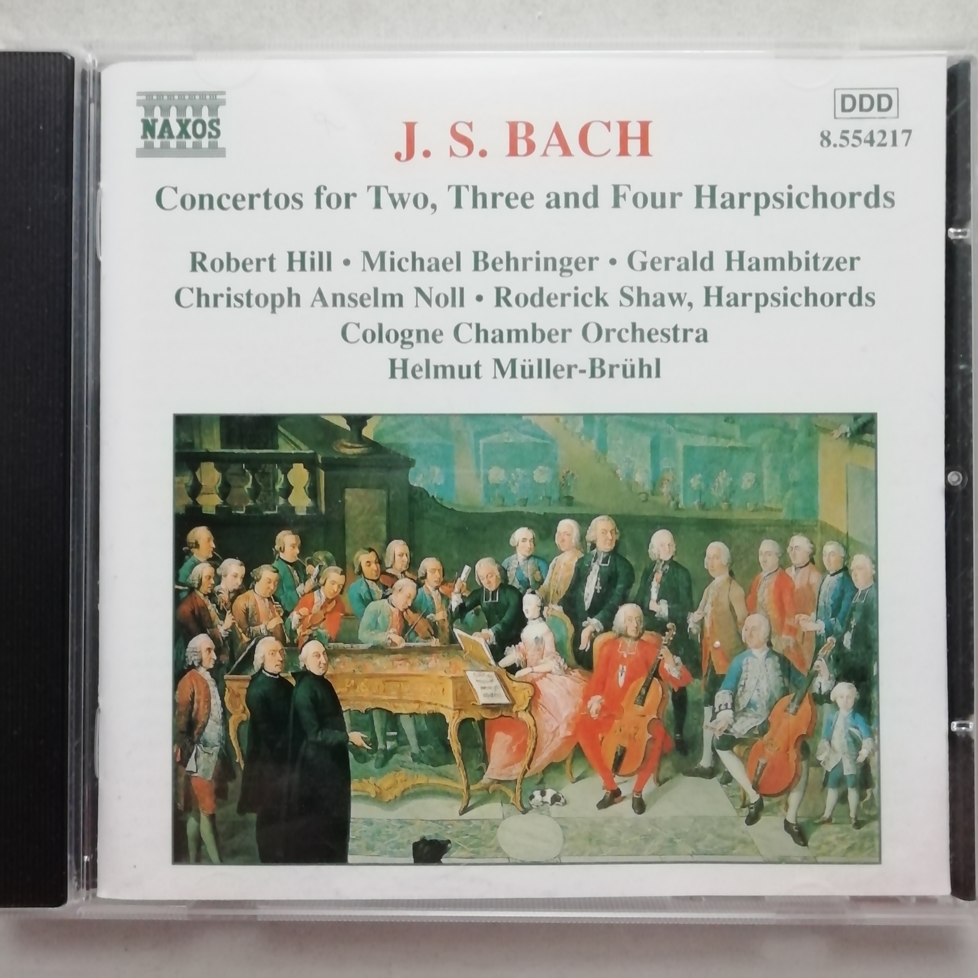 Bach: Concertos for Two, Three and Four Harpsichords / Müller-Brühl ...