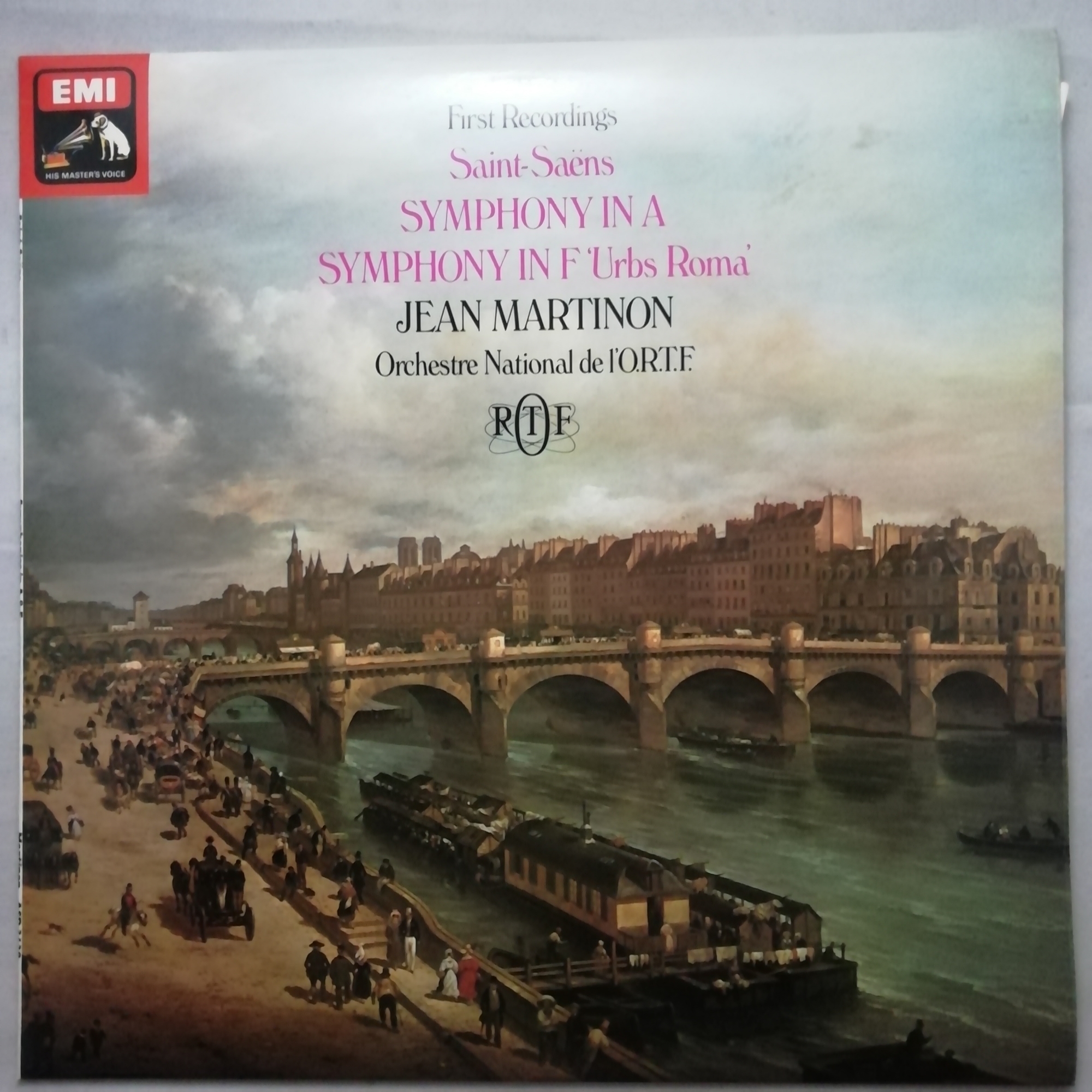 EMI LP ASD 3138: Saint-Saëns - Symphonies in A and F / Martinon ...